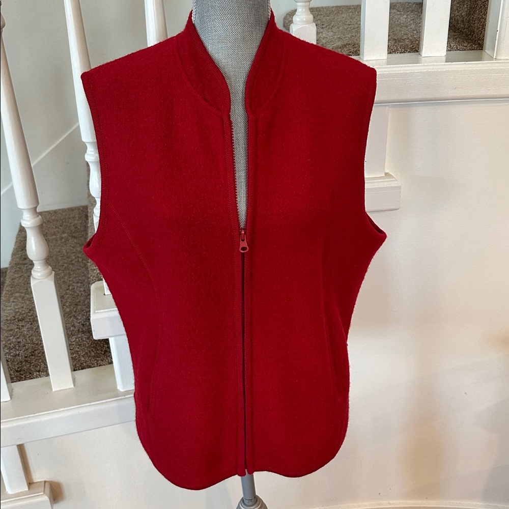 . Woolmark pure wool vest for women